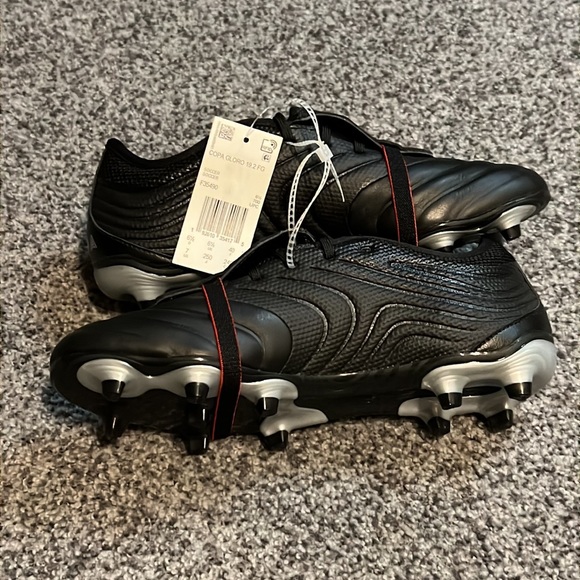 New Adidas Men's Copa Gloro 19.2 FG Soccer Cleats Black/Red Size 7 NWT - Picture 4 of 8